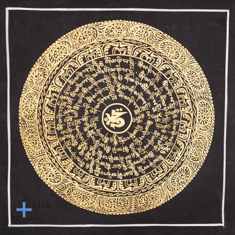 Om MANI PADME HUNG thangkakép