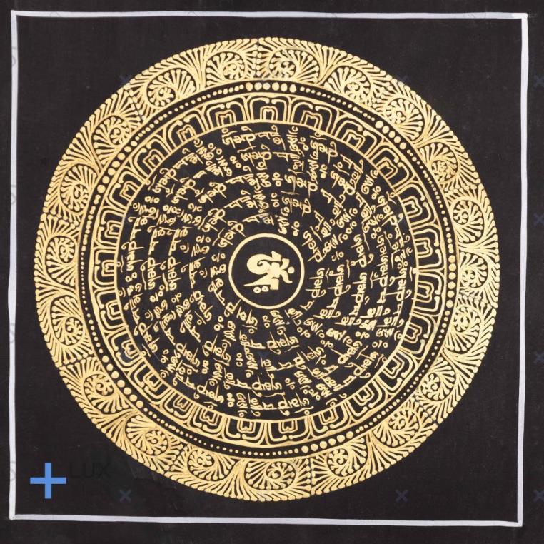 Om MANI PADME HUNG thangkakép