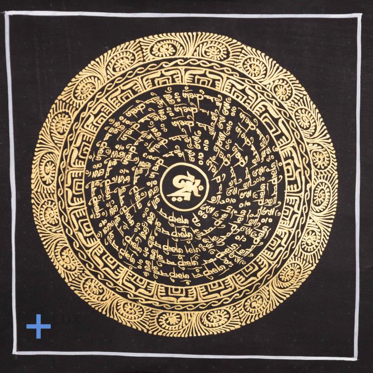 Om MANI PADME HUNG thangkakép