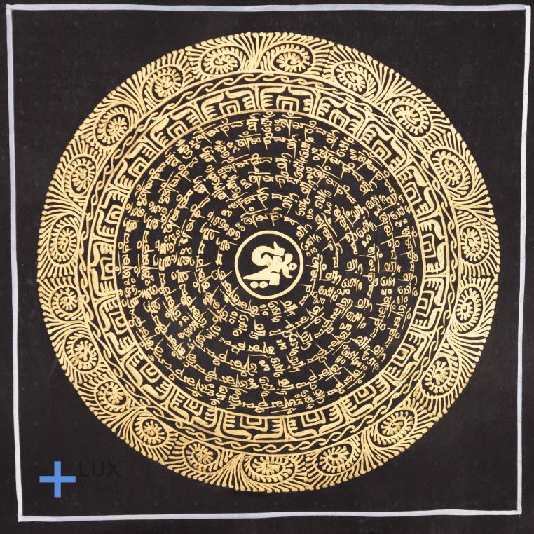 Om MANI PADME HUNG thangkakép