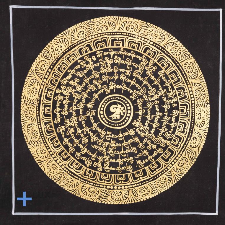 Om MANI PADME HUNG thangkakép