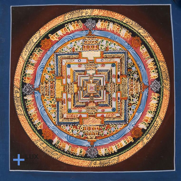 Kálacsakra mandala thangkakép