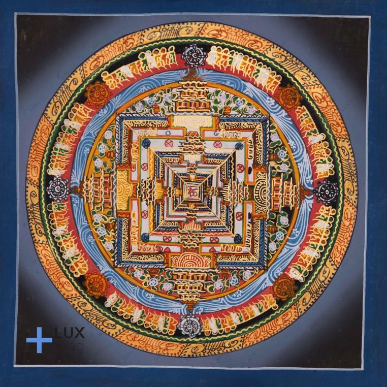 Kálacsakra mandala thangkakép